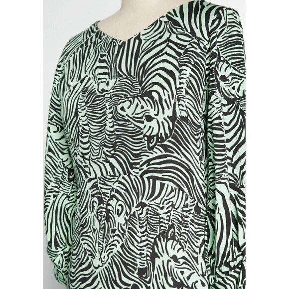 ModCloth Queen of the Wild Midi Dress By Closet London Size US 8 (UK 12) - Picture 2 of 5